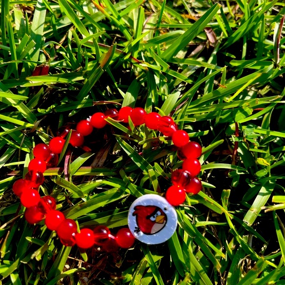 Handmade Angry Birds Inspired Bracelet by the Character “Red - Picture 3 of 5